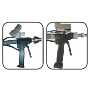 Aérogommeuse PHOENIX - pour bâtiment, industrie, traitement du bois, décoration urbaine et entretien nautique - Aluminium - Réservoir 24,8L - Pression 0,2 à 7,5 bars_1