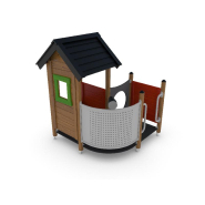 Maisonnette de jeu Unimini Qaron réf-8047668 - Hags, pour enfants 1-5 ans - Montage en 11h_1