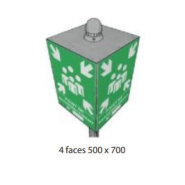 Panneau point de rassemblement - Jesignale - Dimensions multiples - 3 et 4 faces classe 1_1