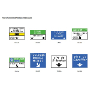 Panneaux de signalisation avancée type D30 - DA30_1