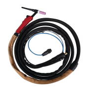 Torche de soudage TIG refroidie au gaz Schweisskraft SSR 7-17DD 8m - avec pot et cuir pour PRO-TIG 160/170_1