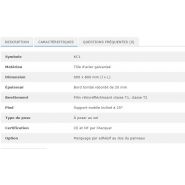 29983 - Panneau de chantier KC1 - Virages - 600 x 800 mm - Rétroréfléchissant classe T1 ou T2_1