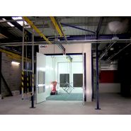Cabine de peinture poudre (ventilation verticale - cabine fermée)_1