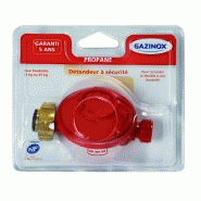 Détendeur pour gaz propane 37 millibars - 1.5 kg - GAZINOX avec limitateur de débit intégré_1