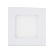 Downlight LED slim carré - 8W - aluminium - angle 120º - réf PCD8WB_1
