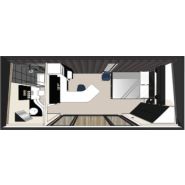 Studio de jardin - My Garden Loft - 6,80 x 2,90 m - 20 m² extérieur et 17 m² intérieur - configuration studio, guest-house ou chambre hôtelière_1