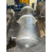 Cuve en acier inoxydable 430 litres d'occasion avec serpentin intérieur - référence : c9672_1