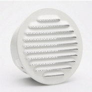Grille d'aération en aluminium laqué - diamètre 15 cm - pour intérieur et extérieur avec moustiquaire_1