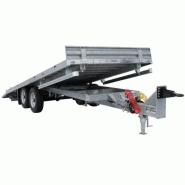 Remorque porte-engins - ecim - 11 tonnes - charge utile : 8500 kg_1