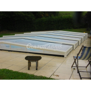 Abride  piscine plat, télescopique - toiture 2 pans - Moorea 3 / Cultur'Abris_2