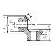 Acier c43 - engrenage conique - hpc - module 5,00_1