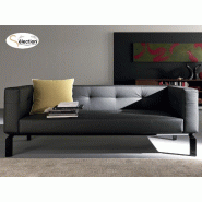 Canapé 2 ou 3 places - Martex - 200, cuir noir_1