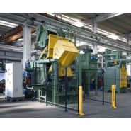 Grenailleuse à tablier retourneur - capacité de 60 à 2500 kg - tablier caoutchouc ou métallique - puissance turbines 4 à 40 kW_1