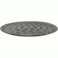 Plaque à Pizza Ronde D240 Perforée (Inox) PLQRO240Perf (Moyen état)_1