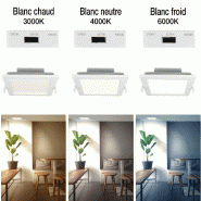 Spot encastrable Saturn 24W - 2050lm - Température variable - Blanc_1