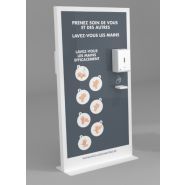 Borne de distribution de gel intelligente - modèle POP - automatique, robuste et disponible en 2, 3 ou 4 faces_1