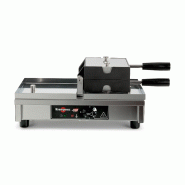 Gaufrier professionnel 4x6 Liège Paty 180° simple G/D Krampouz_1