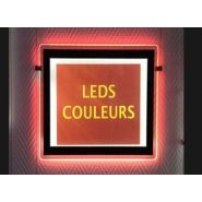 Rio - Porte-affiche LED Displaylight - Portrait A4 - Luminosité 7000 Lux - Installation sur câbles ou murale_1