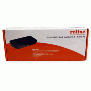 ROLINE Hub USB 3.2 Gen 2, 7 ports, (3x type C + 4x type A)_1