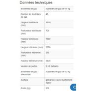 259071w - Armoire pour bouteilles de gaz LB 16 - Stockage sécurisé jusqu'à 32 bouteilles de 11 kg ou 16 bouteilles de 33 kg_1