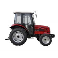 Tracteur agricole avec cabine vitrée sécurisée et autorisation d'accès à la voie publique