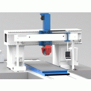 Fraiseuse DELTAX 2HT - machine de grande dimension avec tête 2 axes et table rotative - ergonomie et précision pour usinage 5 axes_1