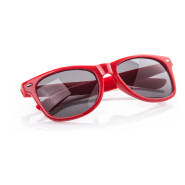 Lunettes de soleil Xaloc - en plastique rouge avec protection UV 400_1