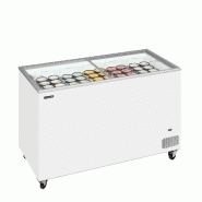 Congélateur vitré de crème glacée IC401SC ( 401 / 350) blanc TEFCOLD_1