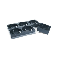 Dune - Moule en silicone Pavocake Pavoni Italia - Lot de 6 avec plateau_1