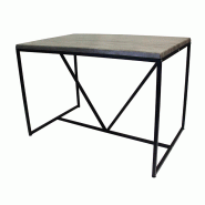 Pied de table métal double Istres Valero_1