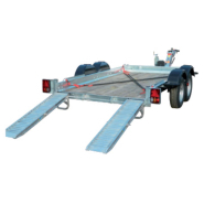 Remorque porte-engins Spéciloc-EVO - ECIM avec rampes aluminium, charge utile 2 785 kg_1