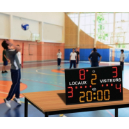 Afficheur LED multisport portatif - Chronomètre et scoreur à poser - 0160FE_1