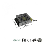 Alimentation 12V continu - 100W - 8.3A - Tecmo - Référence 12V100W - Structure en aluminium_1