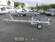 Chariot de mise à l'eau et manutention - remorque cassante - 1 essieu - PTAC : 900Kg - Référence 39530 - Sun Way_1