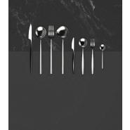 Couteau de table Atlántida - Acier inox 18/10 - Design élégant et finition satinée_1