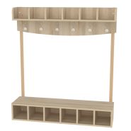 Ensemble vestiaire 6 enfants - Réf. V.UGCHB6 - Pour crèches et collectivités