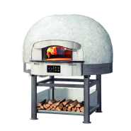 Four à pizza statique avec fonctionnement hybride à gaz et bois - morello forni - ligne fgi_1