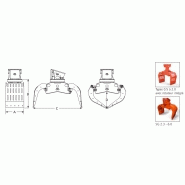 Grappin de tri, démolition et enrochement - Wimmer avec rotation hydraulique continue et acier WHD 450_1