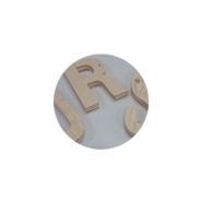 Lettrage 3D en bois - Pixel Plus - 5 à 30 mm d'épaisseur_1