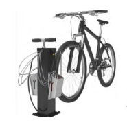 Station de réparation et gonflage compacte, adaptée aux espaces publics - Outils intégrés et QR code - PRS-SV20_1