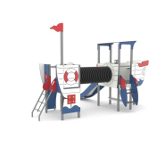 Structure multi-activités métallique mer - LD1MT21100 - Ludoparc - Tranche d'âge 1 an et plus - Capacité 18 enfants_1