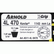 Courroie trapézoïdale X-Grip V - Type 4L470_1