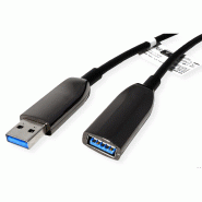 ROLINE Rallonge active USB 3.2 Gen 1, AOC, M/F, noir, 20 m_1