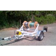 S 505 L - Remorque Porte-Touret SIPREL - Charge utile 510 Kg - ø 750 à 1400 mm - PTAC 750 Kg_1