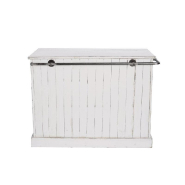 Barre métal Used pour comptoir Héritage - Gris - L120xP63cm_1