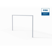 But de football à 11 certifié FIFA - Design sans crochet - Aluminium ovoïde 120x100mm - Pack premium_1