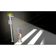 Ensemble lumineux Zebra ACZ+Alfum - éclairage sécurisé pour passages piétons - acier S-235 JR galvanisé_1