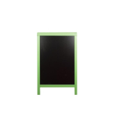 Chevalet stop trottoir avec cadre bois - dimensions 85 x 55 cm - Référence : PFN49VE_1