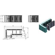 Coffrage isolant - angle 90° Reverbloc - épaisseur 34 cm - R = 5.38_1