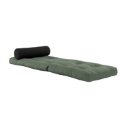 Fauteuil futon convertible Wrap - design japonais et scandinave - couleur vert olive_1